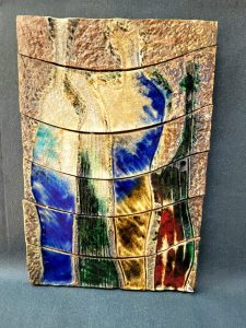 Ceramic ( stoneware) size: 20x14 inches